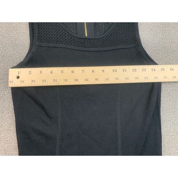 Cynthia Rowley Women's Medium Black Open Knit Fit & Flare A-Line Dress - Picture 6 of 9